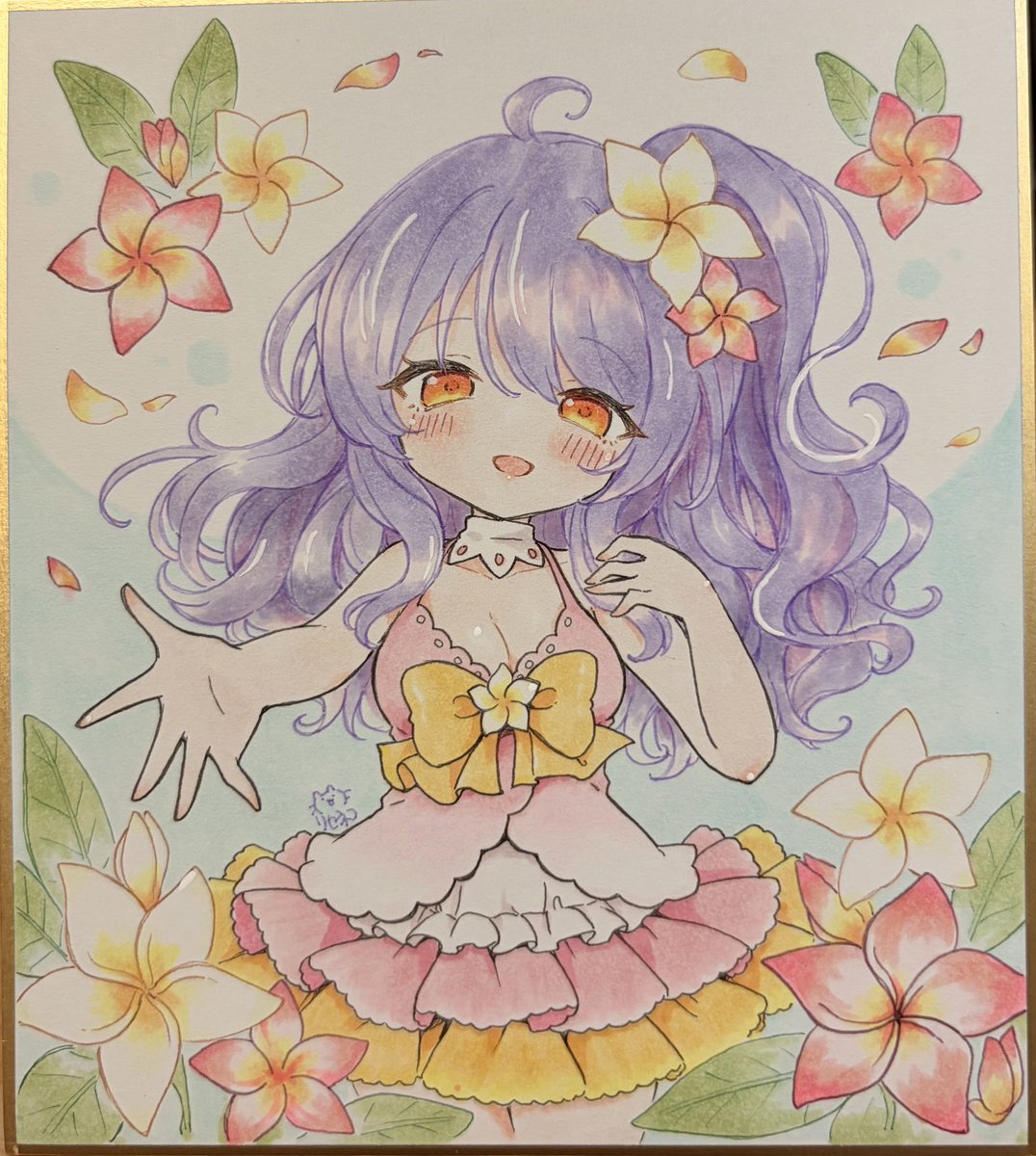 picopicofarm's tweet photo. 花騎士より
プルメリアちゃん、アルストロメリアちゃん、チョコレートコスモスちゃん！
#じゃぶマイ https://t.co/W7oFzt8tOu