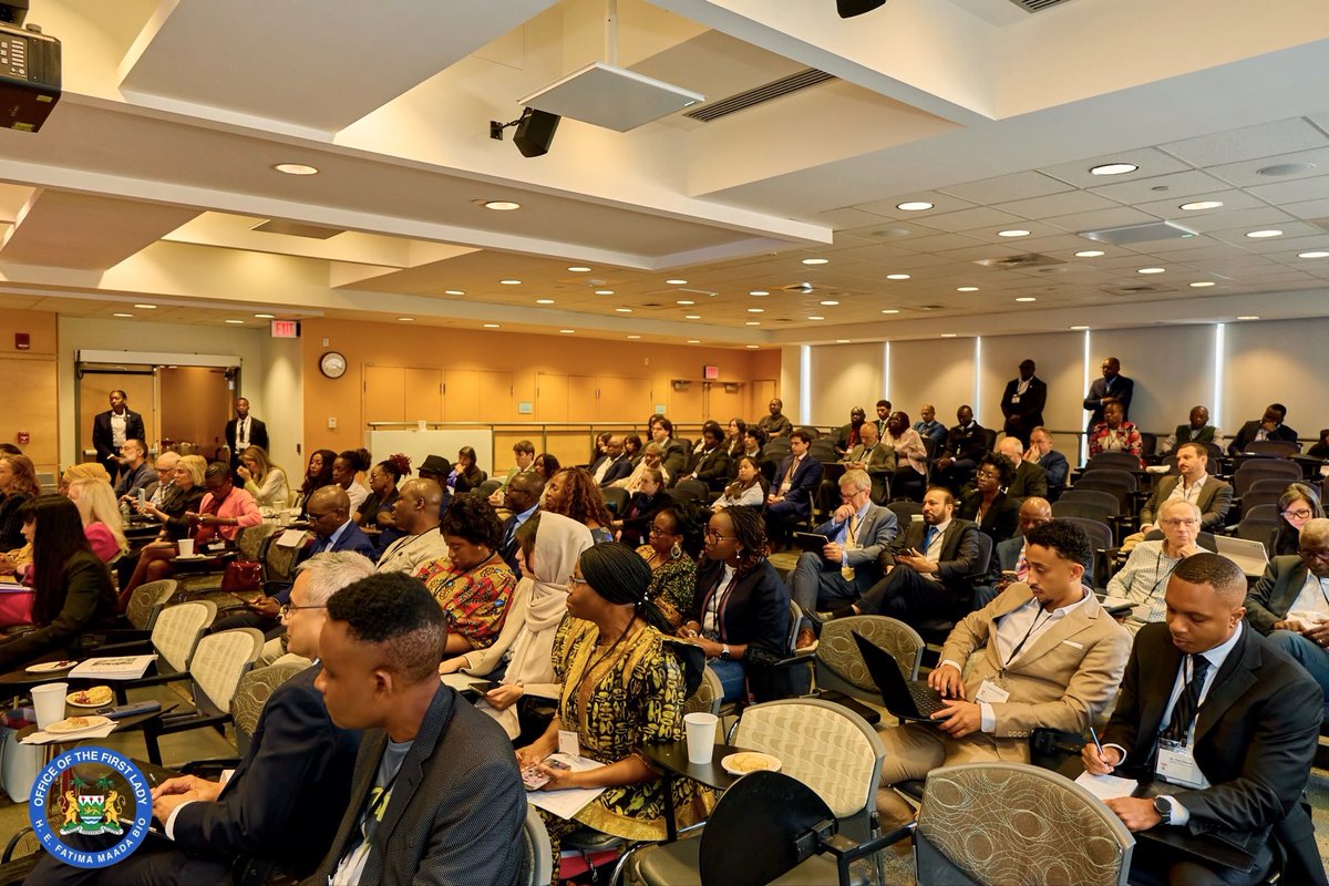FirstLadyBio's tweet photo. Yesterday, I had the great privilege of articulating my vision for Sierra Leone and Africa at Harvard Medical School and MIT.

For me, this was more than an address—it was an opportunity to bring Africa’s voice, experiences and solutions to two of the world’s leading institutions. It reaffirmed my belief that our advocacy for women’s health, the wellbeing of children and girls, education, and the elimination of child, early and forced marriage must continue to reach every corner of the world.

Africa must not only be part of the global conversation; we must help shape it.

FMB