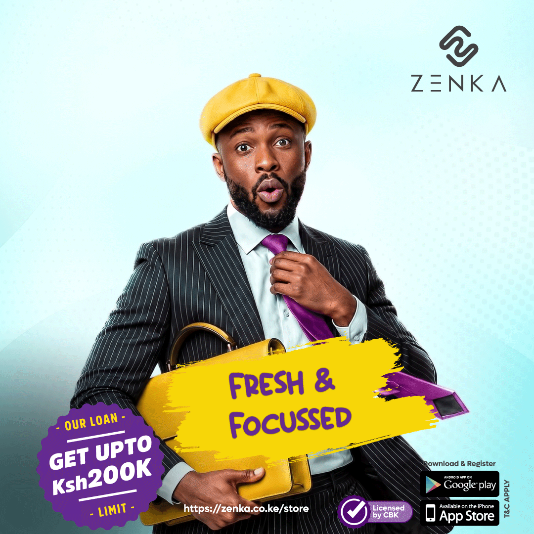 ZenkaFinance's tweet photo. Is the way the week needs to start. Download the app today and apply uone wiki ikienda shwari.
Chukua #control na #zenka https://t.co/PnSu8wU4Ge