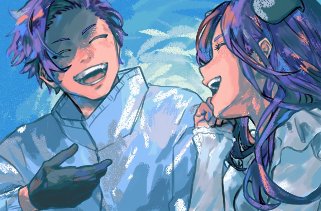 3IGP6NhajH71419's tweet photo. 師弟！！
他の人も描きたいけど時間がねぇ！！

いつもと塗り方を変えてみたけど、
コレ背景と馴染ませるのムズいわ https://t.co/9dZdmqoiZ2