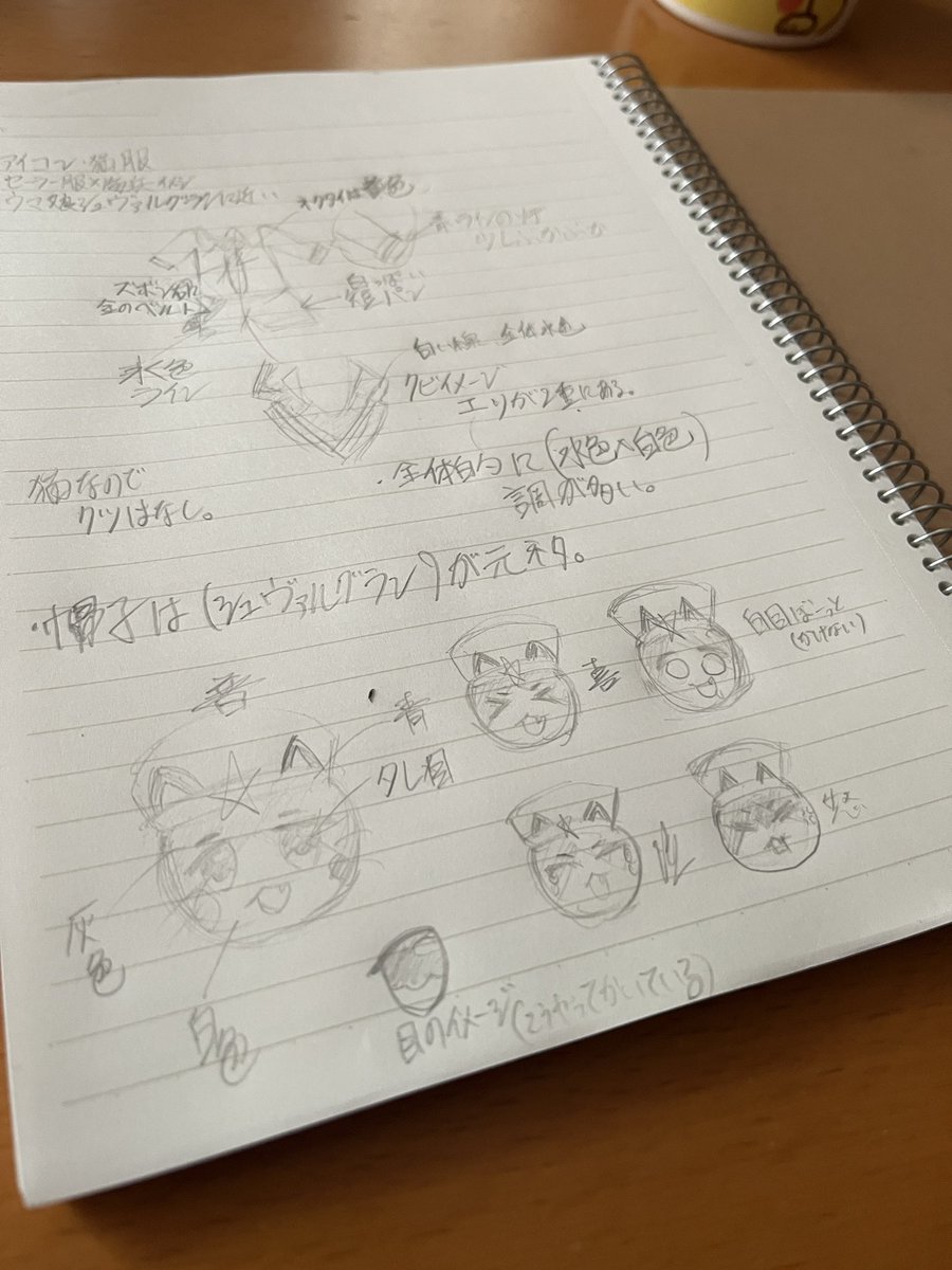 Kunichan_Video's tweet photo. 本垢の方の自分の猫の表情とか詳しいイラスト関連資料制作🤔

最近お絵描きしてなかったからめっちゃ下手になってる😭 https://t.co/fOdlB42bNM