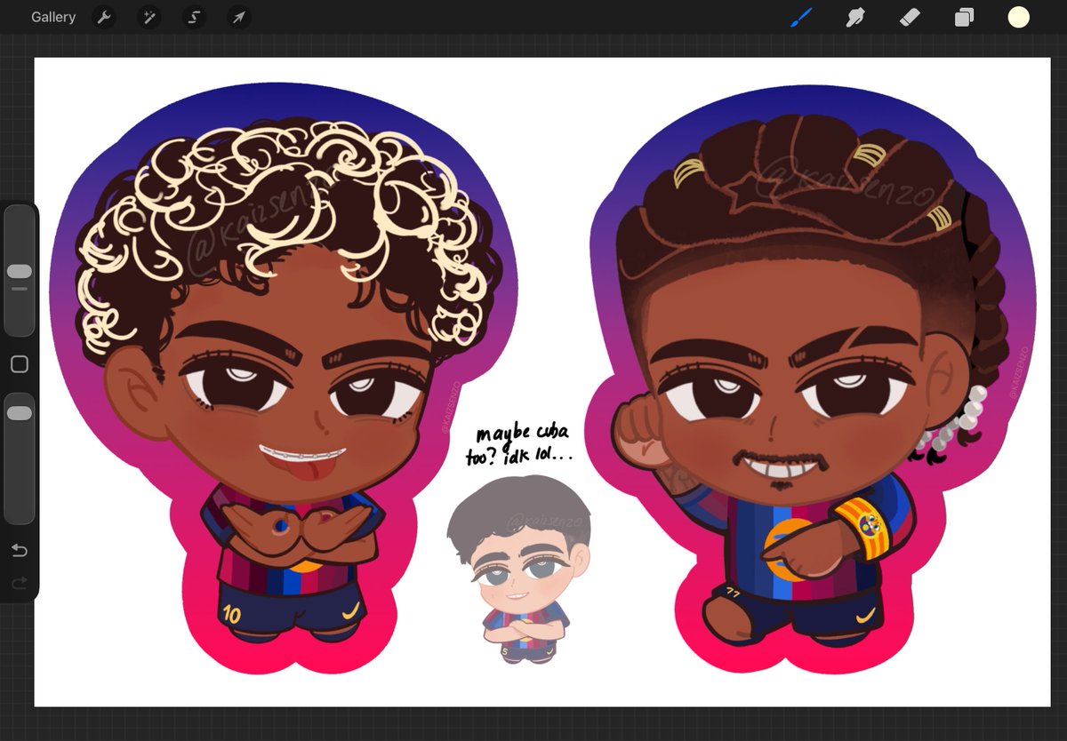 kaizsenzo's tweet photo. lamine yamal n rapha stickers for #cf23!! 👈👉 maybe i'll include cubarsi too if theres enough interest? https://t.co/MsAyhF7i20