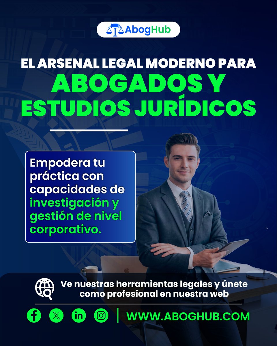 AbogHub's tweet photo. ⚖️💻 Deja atrás los procesos manuales y escala tu estudio con un panel SaaS diseñado para optimizar contratos, expedientes y relación con clientes. #AbogHub #EstudiosJuridicos #AbogadosIndependientes #LegalTechSaaS #ArsenalLegal #TransformacionDigital https://t.co/8HSjWO2SFT