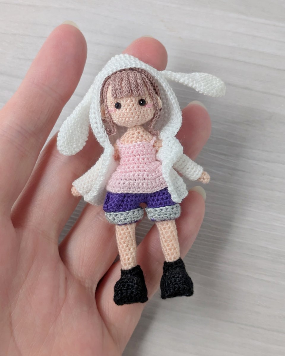 managi_0's tweet photo. 白うさぎジャケットの女の子、ご購入いただきました〜(*´﹀`*)✨

触覚長めのショートヘア可愛いよね🫶🏻︎ https://t.co/5NFl5ThQUY