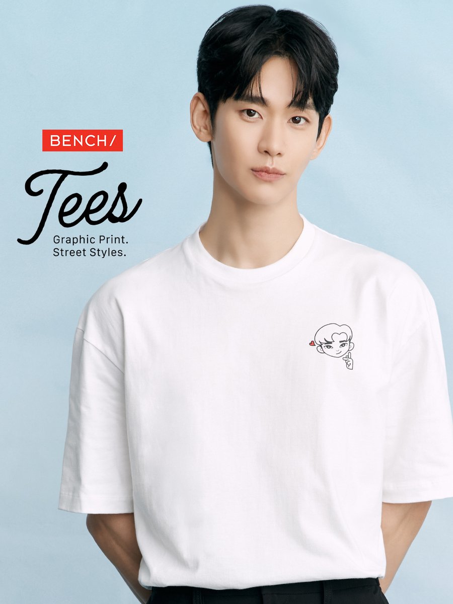 benchtm's tweet photo. Do you have your #BENCHOurForeverWithYou OOTD planned out already? Get matchy-matchy with Kim Soo Hyun in #BENCHTees! ❤️

Get @soohyun_k216's shirt here: https://t.co/ciLiSEv6g3
Shirt (BOT3202WH3) P539

#BENCHxKimSooHyun #GlobalBENCHsetter

Buy Official, Buy Original! Get these products plus more from our official online stores:
🔗https://t.co/dCakf3xsEV
🔗https://t.co/mCjQW8Y0VN
🔗https://t.co/UVQJ0GrKtO
🔗https://t.co/IOwcnZjEBI
🔗https://t.co/wsNPbfTr1Y

Buy only from official BENCH stores and online platforms to ensure authentic and high-quality products.
