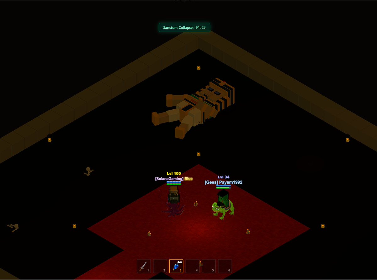 playchainera's tweet photo. 💀 Dead Pharaoh.

Players are learning how to kill it.

Players are starting to figure out the fight. He’s going down.

Loot is still dropping. Don’t miss the window.

Bring potions. Bring friends.

Play now: https://t.co/ZjrVq53DSC https://t.co/oGDAeU1PJi