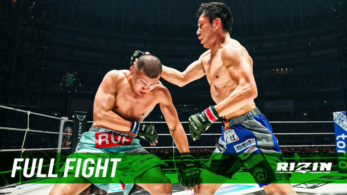rizin_PR's tweet photo. #超RIZIN5 🎆浪速の超復活祭り
📣YouTubeにFull Fight公開🔥

🟥#斎藤裕 / @yutakasaito1008 🇯🇵
ーーー🆚ーーー
🟦#YAMAN / @yaman_kosf 🇯🇵

▶️https://t.co/iZy6pGdPfv

🎬#RIZIN100CLUB では全試合公開中⚡️
https://t.co/TrrlAGM5Lh
🙌会員登録でRIZINの試合が見放題🙌 https://t.co/6SWXsGs14Q
