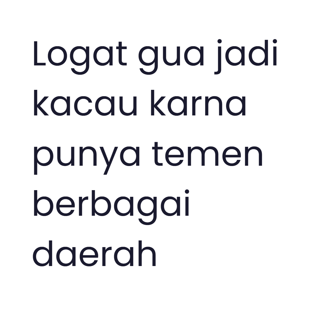 yourvunny's tweet photo. kalian gini juga ga sih? orang2 sampe ga percaya aku orang medan, karna ngomongnya kadang ngebali, ngejawa, ngesunda, ngebetawi dll😭 https://t.co/6I4yVa3BJi