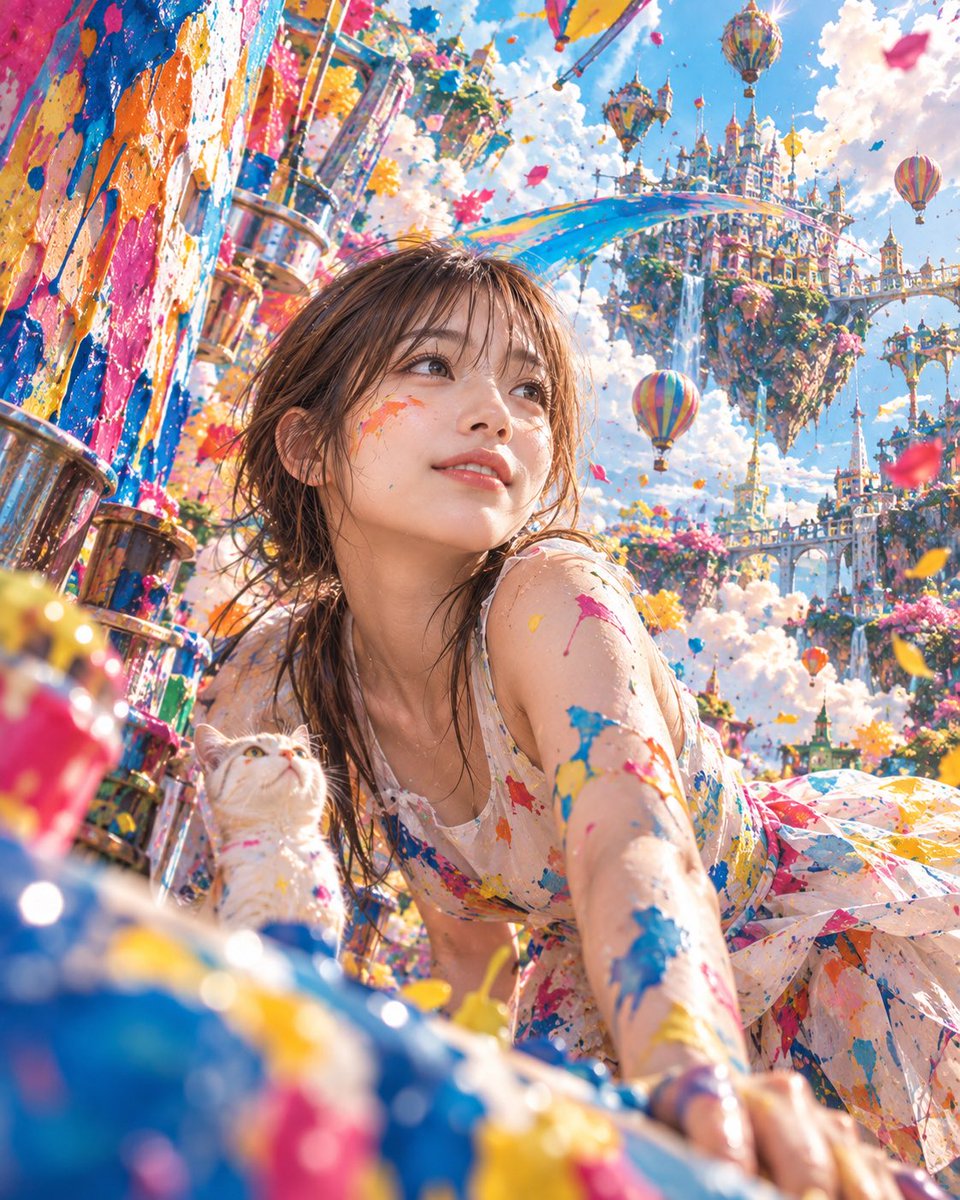 AI_HARUcination's tweet photo. Colorful Wonderland https://t.co/tZSUo0uwNj