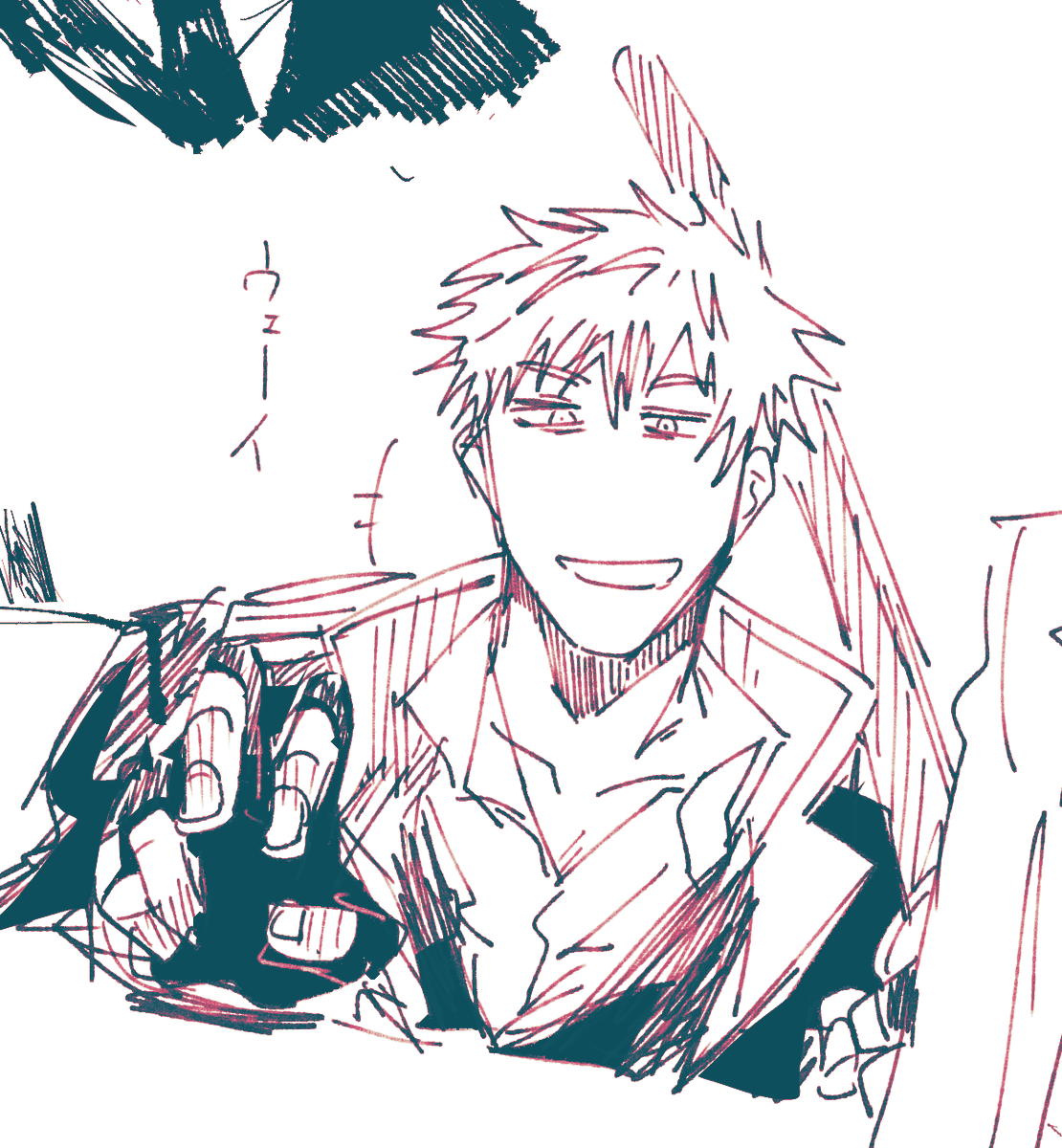 hstli390's tweet photo. 気分転換落書き。
久々はじぐ♂（単体ずつ） https://t.co/8gBIkPRoj9