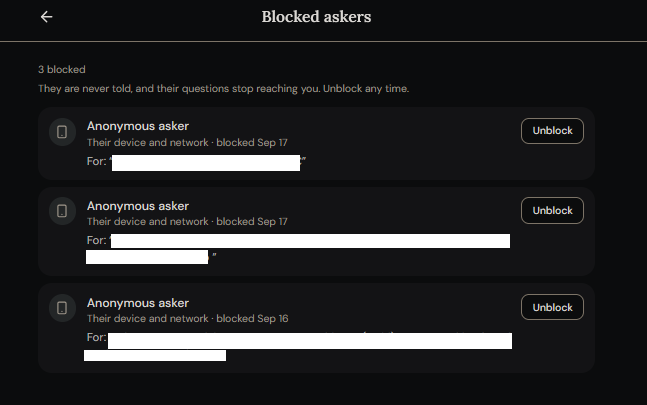 flynrino's tweet photo. [🌻] We realized giving pedo enablers any level of response will just make more crave our attention, so thankfully askbox dropped a block feature that works WONDERUFLLY! not even gonna show their text bc they want us so bad, but so far only 3! blocking strat works 🩷!! https://t.co/vI4zYkVkFr
