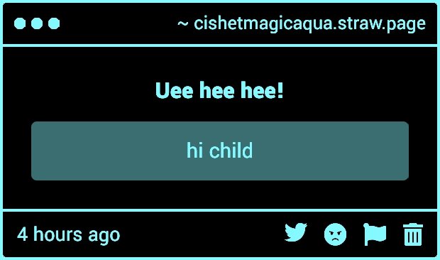 CisHetMagicAqua's tweet photo. Child? Who's "child"? Uuu, a mystery, mystery! https://t.co/Kfo7xDROYo