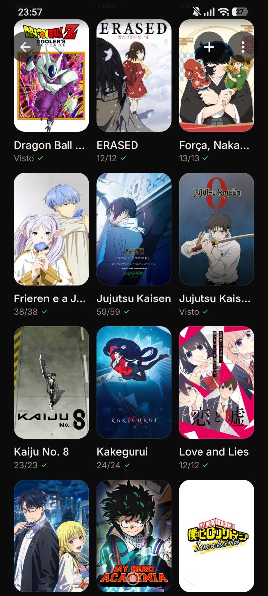 caiquehsousa's tweet photo. Os que vi até agora. Contando animes de episódios e filmes em anime também. https://t.co/oyRI3jUGAh