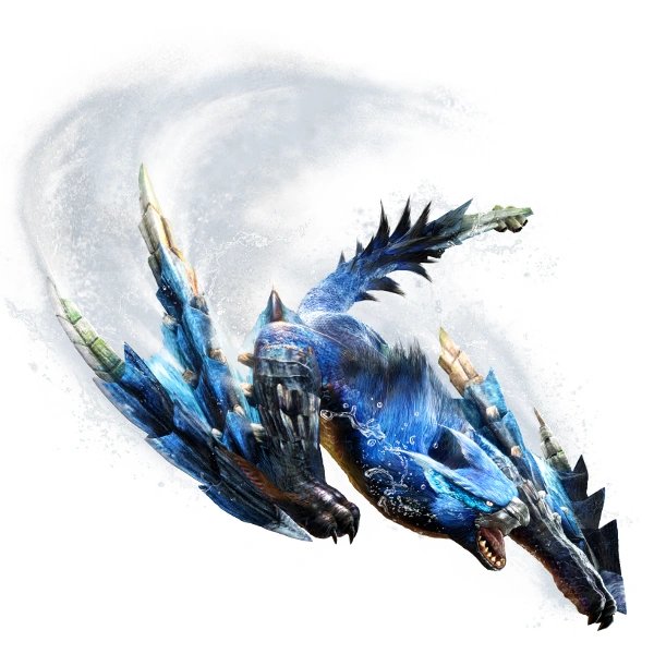 JudgeVex's tweet photo. @OPLDragonDreams Purely out of color, and the fact i like water. Fiercewater Nargacuga from the now closed down Monster Hunter Explore! The blue is just soooo good! https://t.co/aivnY1gjrh