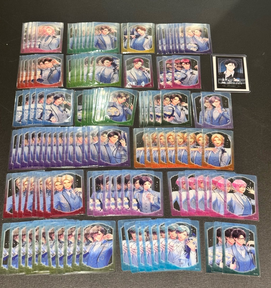 mickeytrade_est's tweet photo. 【交換】スタマイ 10周年 後半 クリカ

［譲］由井 夏目 ☆今大路 渡部 朝霧 菅野 ☆服部 ☆大谷 ☆神楽 ☆槙 誠 京介 新堂 桐嶋 九条 ☆宮瀬 可愛 宝生 日向 瀬尾
［求］青山

23日>別日福岡手渡しor郵送
☆は交換優先。
1枚目はR、RはR同士の交換。R譲渡は同キャラN全て纏めて引き取り時のみ可能。 https://t.co/sQWkHXX76b