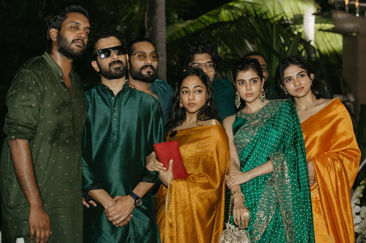 sridevisreedhar's tweet photo. DOP @NimishRavi wedding with #Ahaana was an intimate one with the entire #Lokah team and @_mamithabaiju attending https://t.co/pQtgj64am0