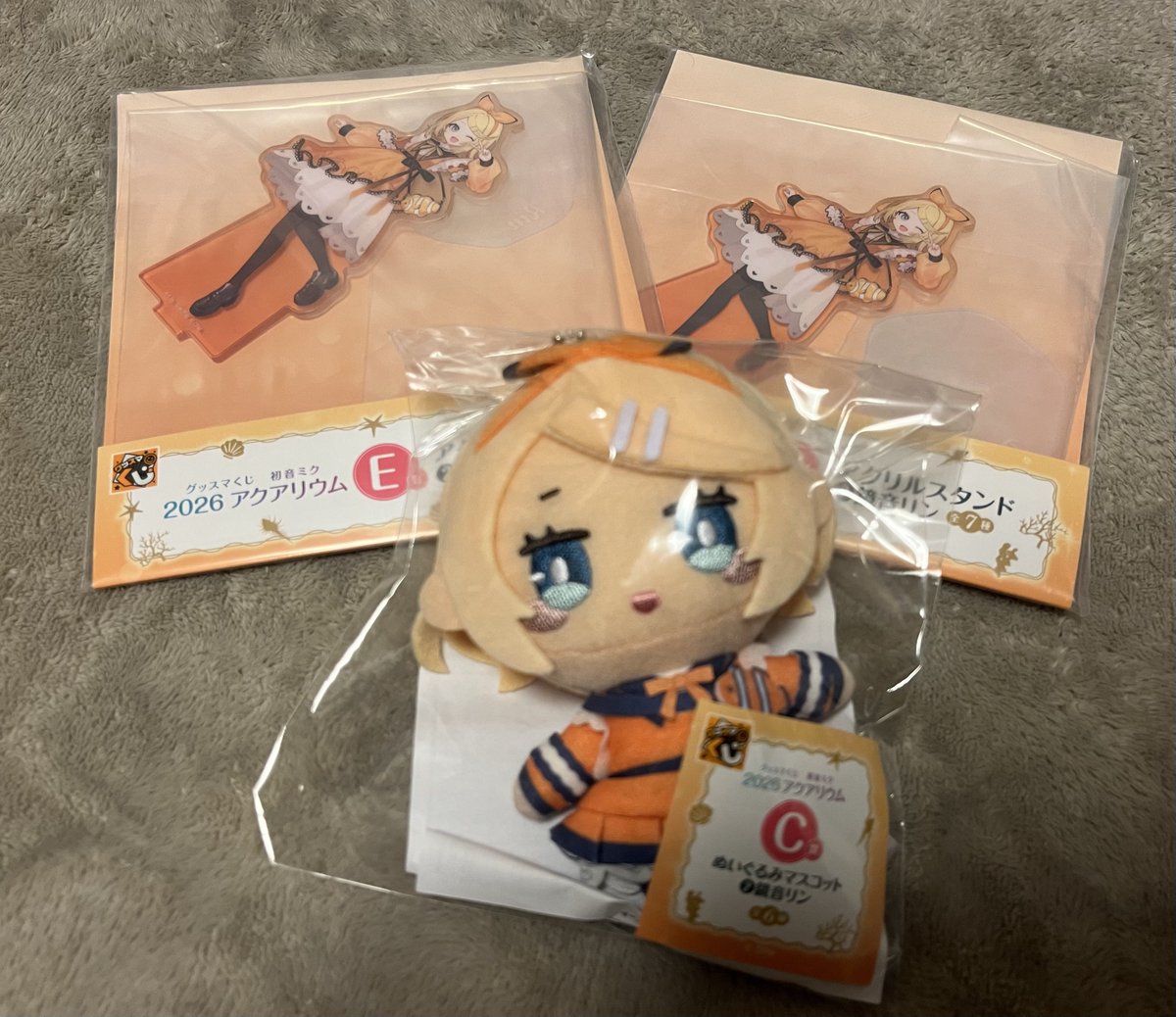 Melo__Tama's tweet photo. ぬいとアクスタ🍊 https://t.co/gkFELQXLYc