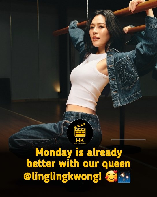 HK_Newss's tweet photo. Monday is already better with our queen @linglingkwong! 🥰✨ Lingling is serving major star power in @calvinklein’s 

#harpersbazaarsg #LinglingKwong #LinglingKwongxCalvinKlein #หลิงหลิงคอง https://t.co/jbeBE0L9aV