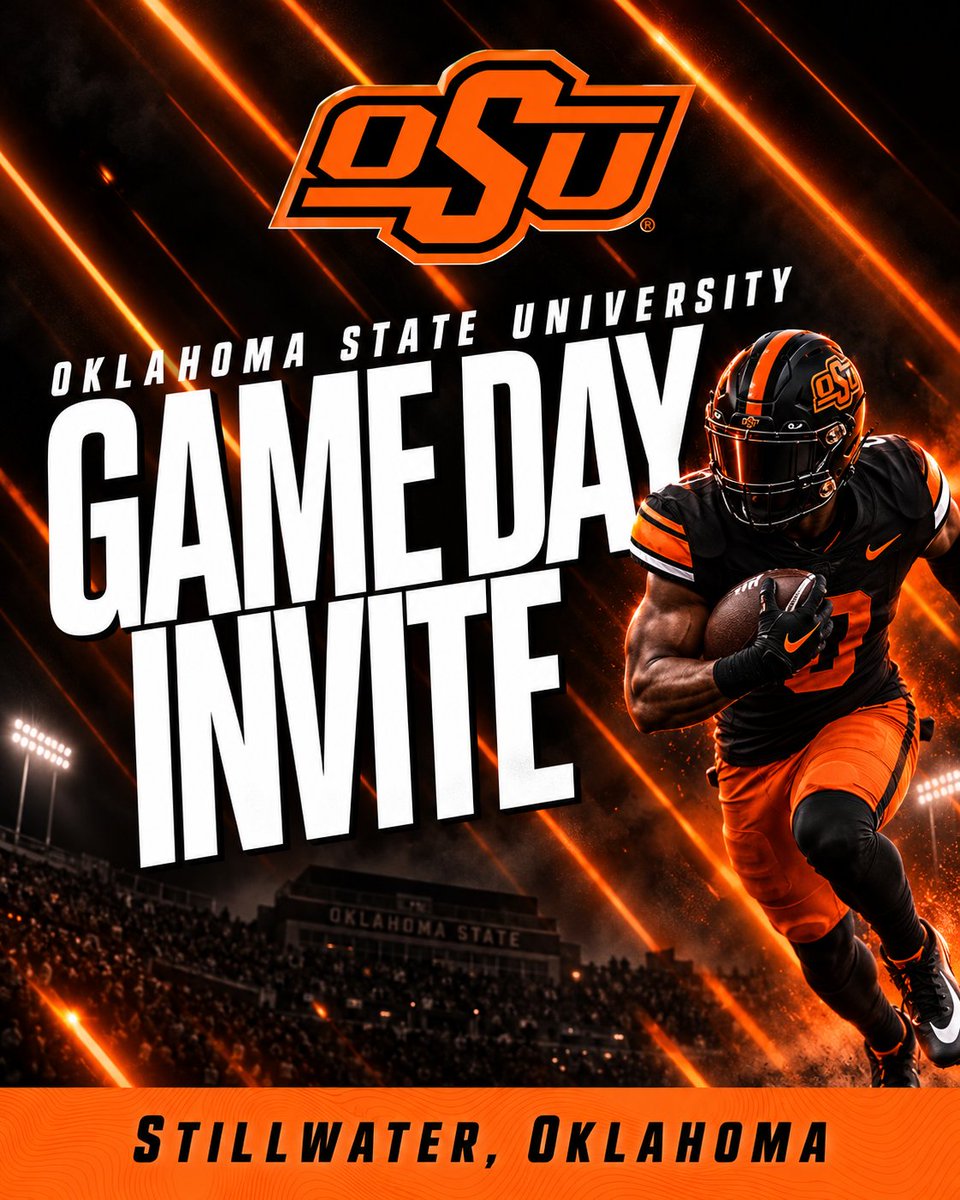 Landon1462079's tweet photo. So excited to get a Game Day Invite from Oklahoma State!!!  Can't wait to cheer on the Pokes!!! https://t.co/VaICEjj9tc