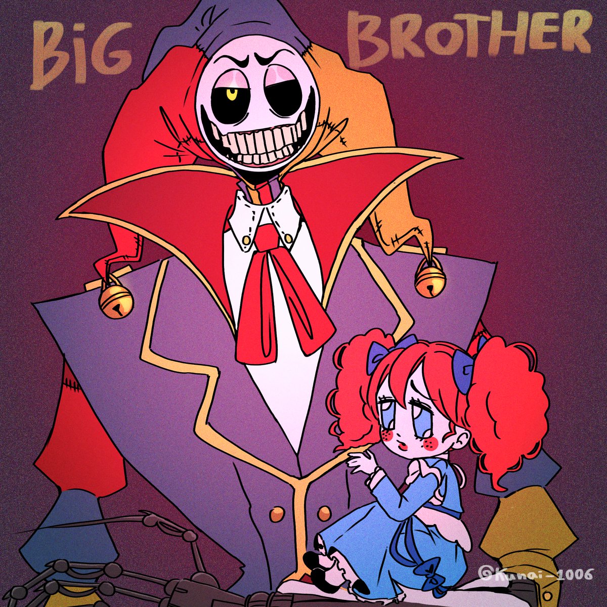 Kunai_1006's tweet photo. BIG BROTHER  
#prototype1006 #poppy #poppyplaytimechapter5 #poppyplaytime https://t.co/H5MoKMtXou