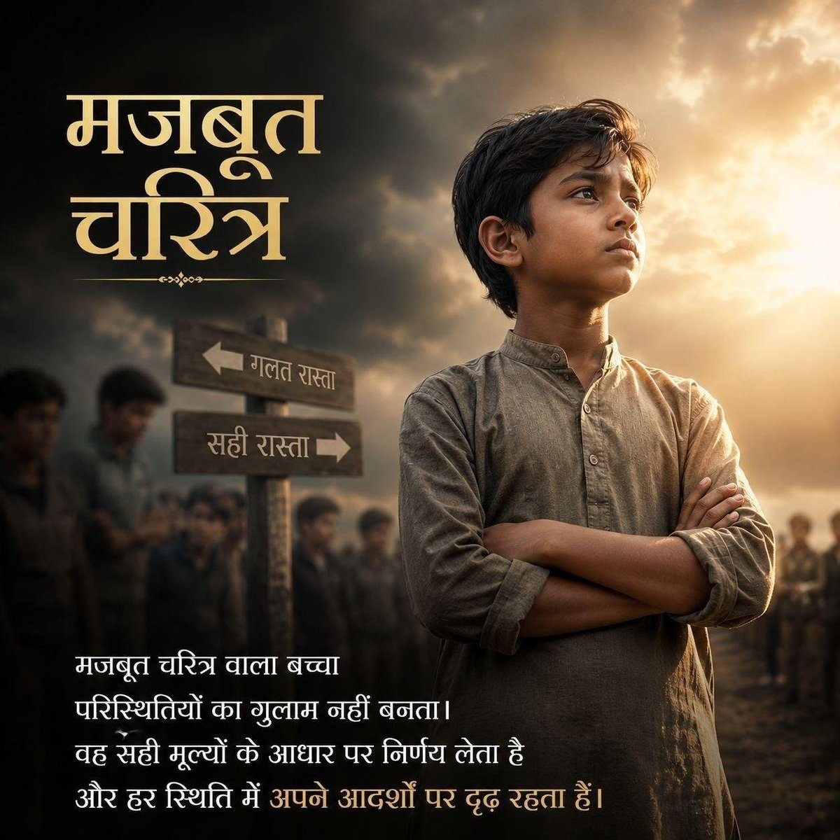 bhrtswami's tweet photo. सावधान! आधुनिकता की दौड़ में हम अपने बच्चों से उनकी संस्कृति तो नहीं छीन रहे?
​बिना जड़ों के पेड़ भी फल नहीं देता! 🌳
Bal Sanskar Kendra आज युवाओं और बच्चों को भारतीय मूल्यों से जोड़कर एक मजबूत Sanskari Peedhi का निर्माण कर रहा है।🇮🇳✨
#CharacterBuilding https://t.co/nM0gXKZJQf