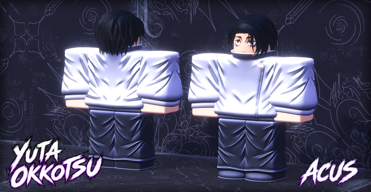ReallyAcus's tweet photo. Yuta okkotsu for SALE #Roblox #RobloxArt #Roblox3D #3D #Anime #JujutsuKaisen https://t.co/VHeax8Ai7x
