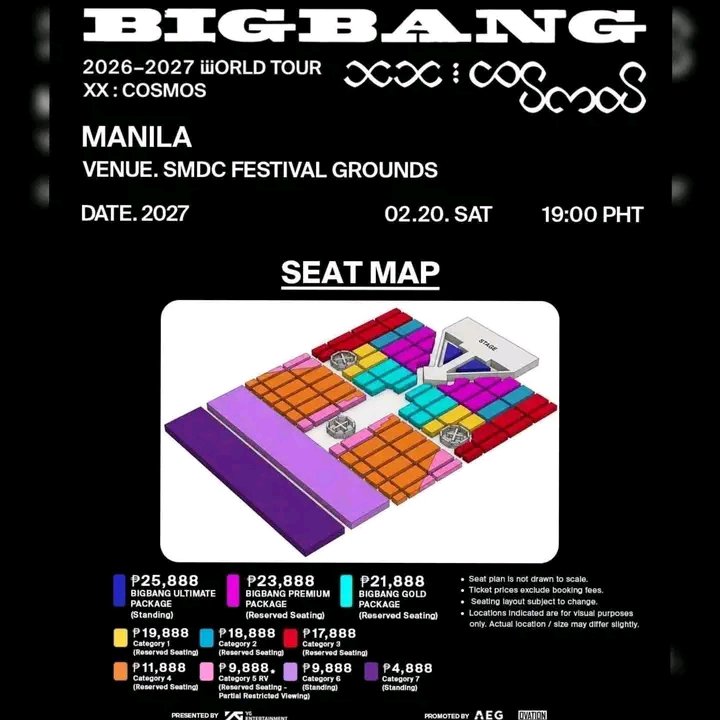 sarahlopezjo's tweet photo. WTS | LFB

Selling TWO (2) Diamond Package tickets for BIGBANG WORLD TOUR < XX : COSMOS > IN MANILA
🎫 Diamond Package | SVIP G Row N Seat 18 & 19
💰 Selling BOTH at SRP + Online Fee 
SVIP Y CAT 1 ROW F SEAT 9
SVIP SS ROW G SEAT 10-11

PM me if interested! 🫶

#COSMOS_WORLD_TOUR_IN_MANILA #BIGBANG_IS_BACK #BIGBANG