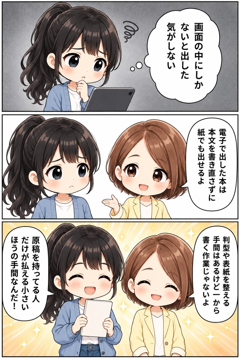 KanbaraAki's tweet photo. 踏み切れない人ほど、電子書籍を小さく見積もっている。

画面の中にしかない。
だから出した気がしない。

そう言って止まる人がいます。 https://t.co/CmSVk8hG2y