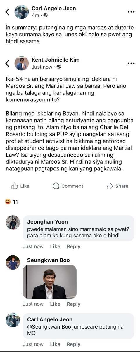 tresebongs's tweet photo. minwon au basta pupian sila na galit sa gobyerno https://t.co/P1zcSGGtB8
