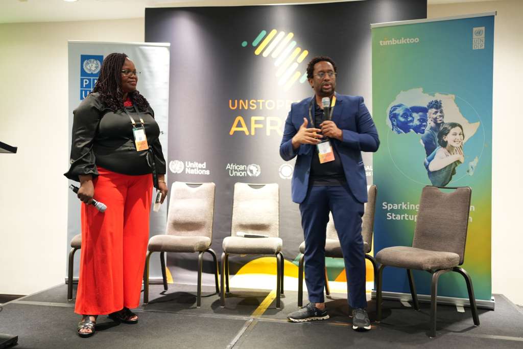UNDPAfrica's tweet photo. Africa cannot build its AI future on compute capacity hosted elsewhere
At #UnstoppableAfrica, @UNDP's #timbuktoo showcased lessons from 6 African countries critical to turning AI infrastructure into national capability &amp; public value
Find out more: https://t.co/4dlJA49r9Z https://t.co/9XQMcz3uUN