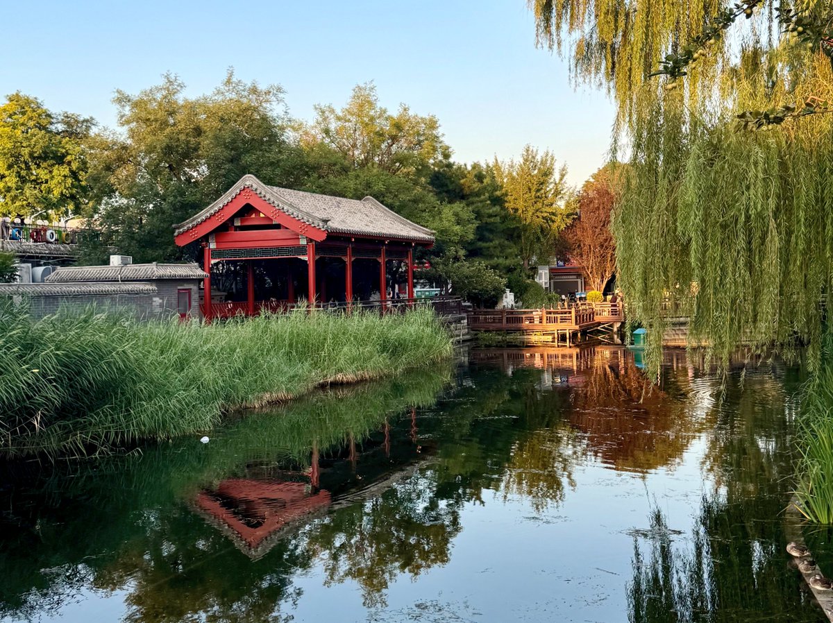 BeijingTourismX's tweet photo. A quiet corner of Beijing where history meets the water. Take a stroll along the Yuhe Relic Site and enjoy a different side of the city. https://t.co/dQrx6iF57z