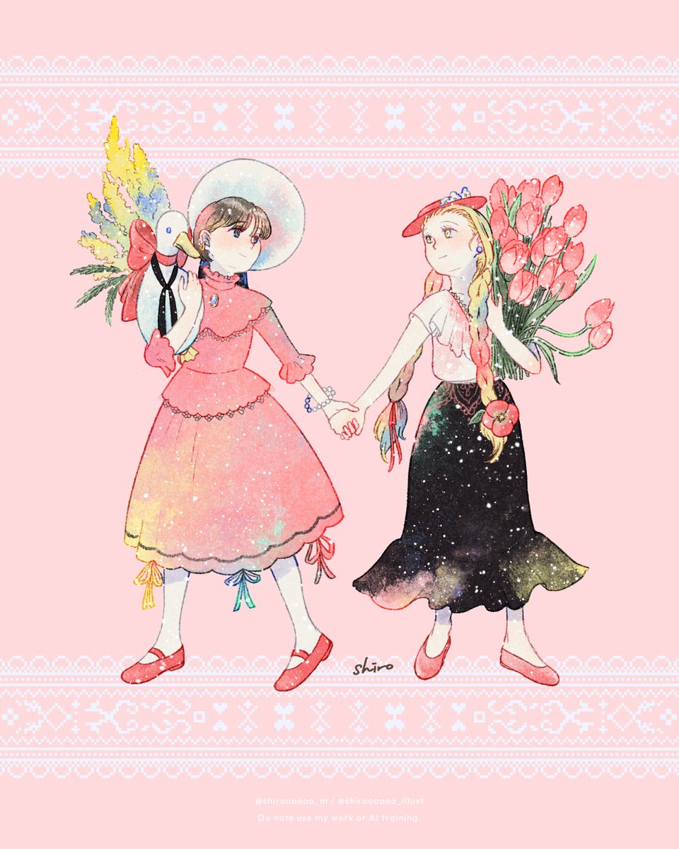 shiroooooo_m's tweet photo. 🌷🪿🌼 https://t.co/lrcEIJtlve