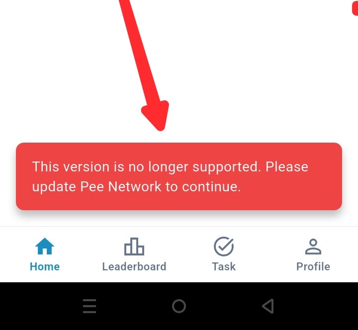 PeeNetwork_tech's tweet photo. Dear Community,

If you're seeing this, kindly update your app to use the latest version.

Go to your Play store or App Store and update your app.

Regards! https://t.co/9zOkbll7Tg