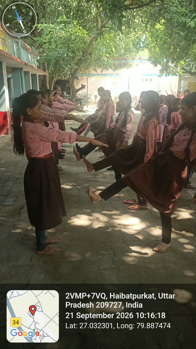 dm_kannauj's tweet photo. आज दिनांक 21-09-2026 को जनपद के 10 विद्यालयों क्रमशः  वि०ख० कन्नौज के उच्च प्राथमिक विद्यालय हैवतपुर कटरा‚ सलेमपुर तारा‚ अड़ंगापुर‚ सतौरा‚ दाईपुर व फिरोजपुर‚  वि०ख० हसेरन के कम्पोजिट विद्यालय भदौरियन पुरवा व कलसान एवं उच्च प्राथमिक विद्यालय लाख‚  वि०ख० उमर्दा का उच्च प्राथमिक विद्यालय रत्नापुर  में आत्मरक्षा प्रशिक्षण का आयोजन किया गया।
@CMOfficeUP 
@UPGovt 
@InfoDeptUP 
@basicshiksha_up