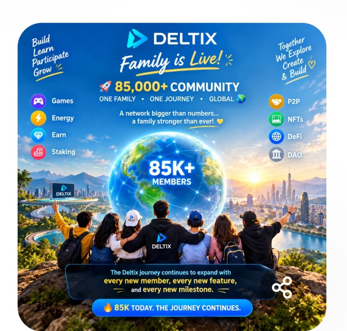 rani_deepi43073's tweet photo. 85K+ members, one powerful global community. 🌍
Together, we learn, grow, and build the future. 🚀
Every member adds strength to the Deltix journey. 💙
One family, one vision, endless possibilities. ✨
85K today — and the journey continues! 🔥 https://t.co/sVxZb6c39C