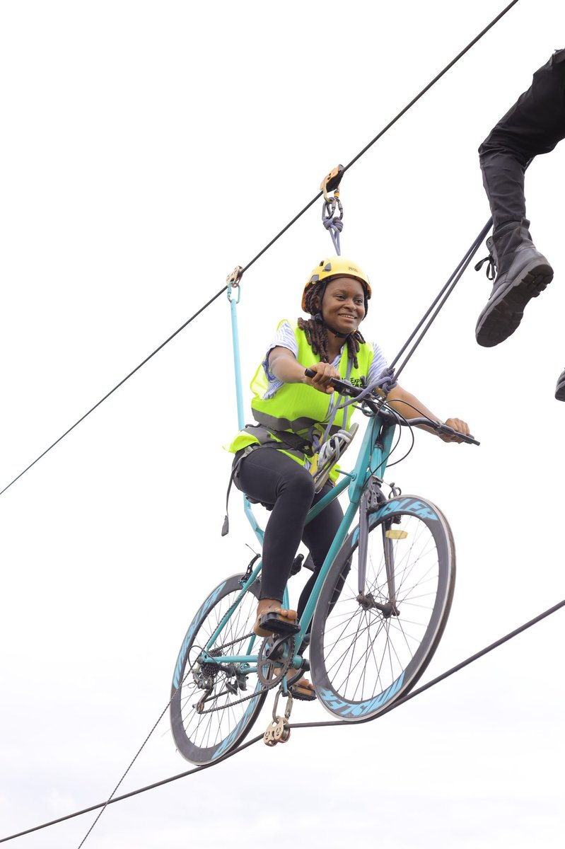 NabzbaeTravels's tweet photo. Imagine being high above the ground, the wind in your face and nothing but breathtaking views around you. 

From the thrill of zipping through the air to the excitement of sky cycling, every moment is a perfect mix of adrenaline, fun and unforgettable memories!

#ExploreKasese https://t.co/b5j6rouJux