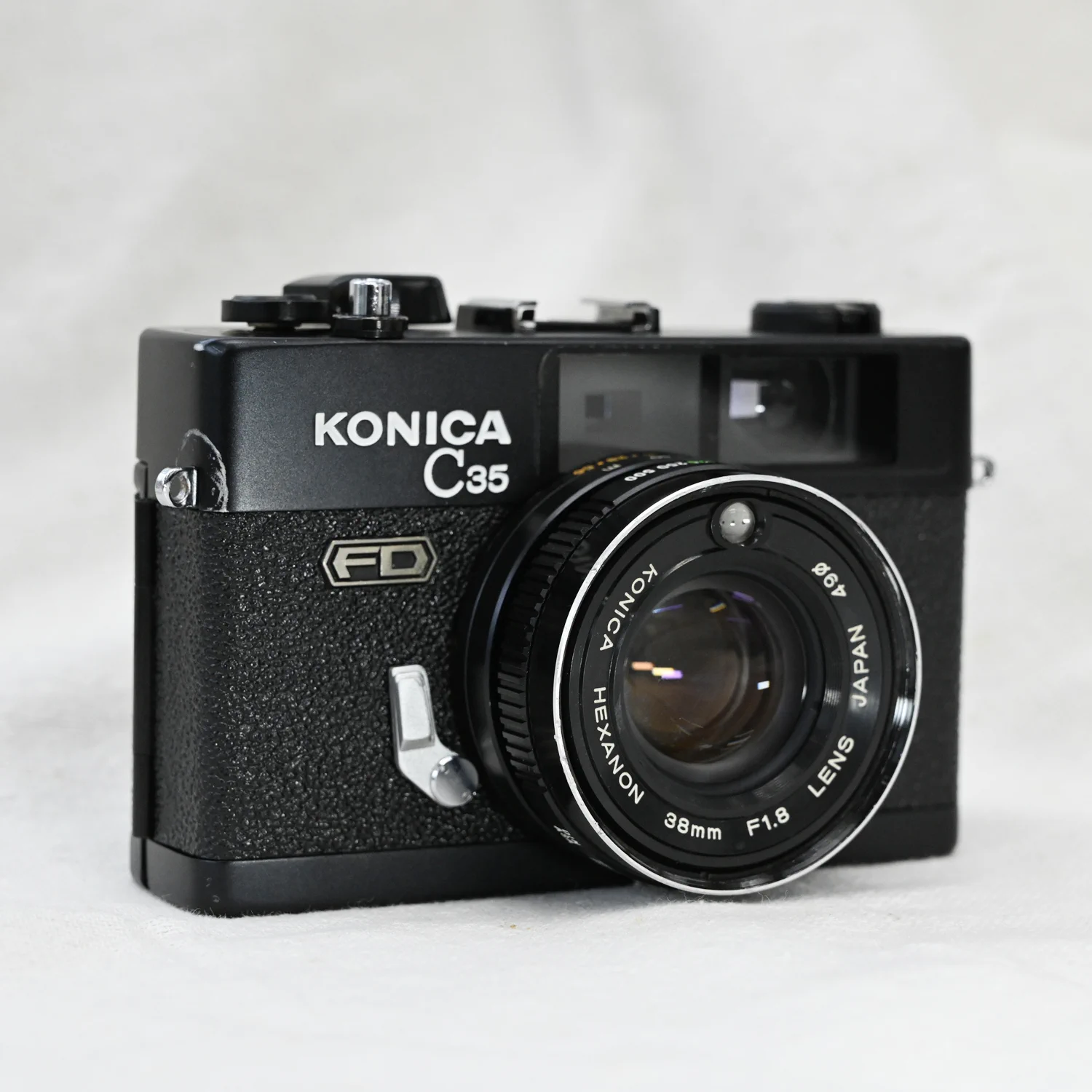 コニカC35FDブラック／ヘキサノン38mmf1.8付【実写確認済整備品】 チャンプカメラ on X: 