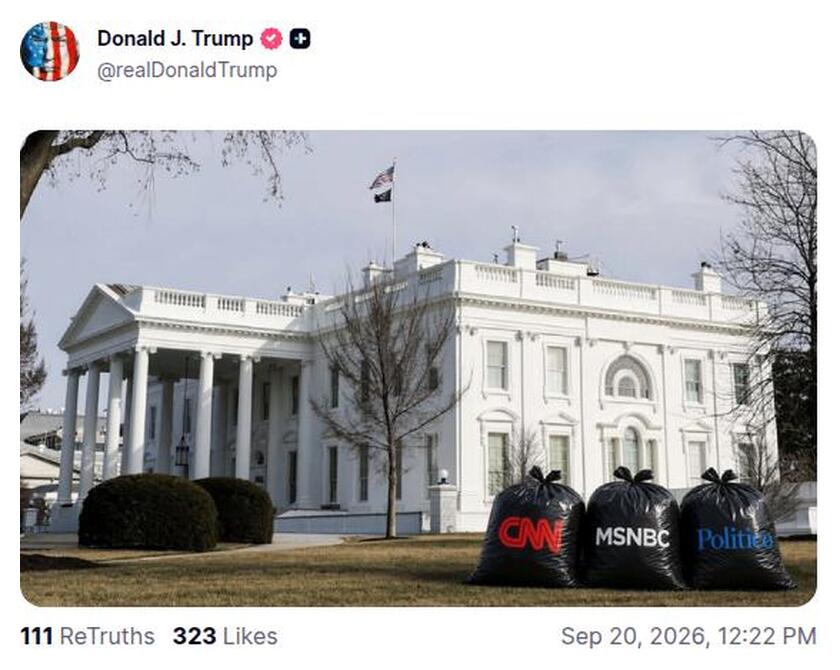 AFistfulOfTruth's tweet photo. #TrumpTruthHighlights
#TakingOutTheTrash
#FakeNewsMedia https://t.co/rucXSneuAs