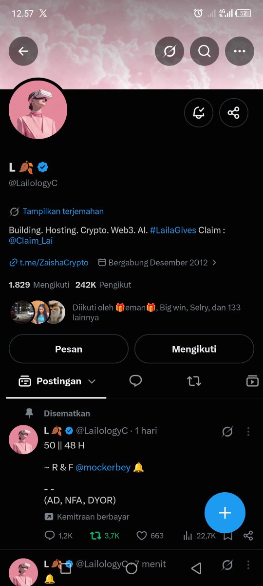 ryo_mujur's tweet photo. @itsgayri @LailologyC @YunaaTalkCrypto https://t.co/ADeoyJJ7Vt