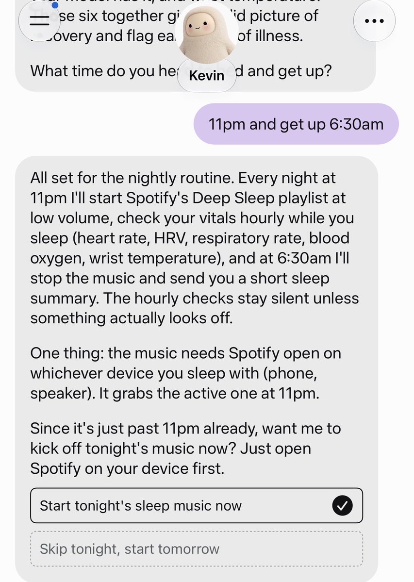 Sleep music tuned to Apple Watch vitals