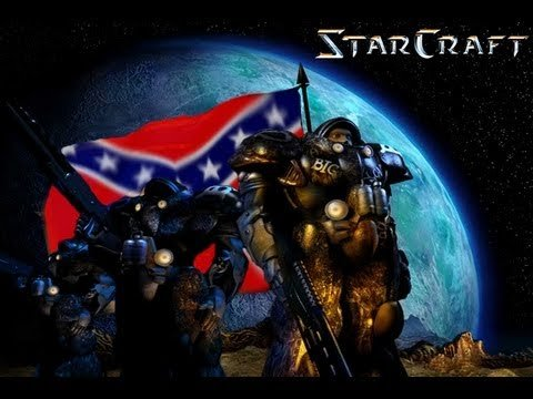 TaftCoolidge's tweet photo. I just realized if I buy StarCraft minis I can paint them with Confederate flags on their armor and there's not a goddamn fucking thing anyone can do to bitch about it because Terran Confederacy is OG. https://t.co/KXZJbuVlff