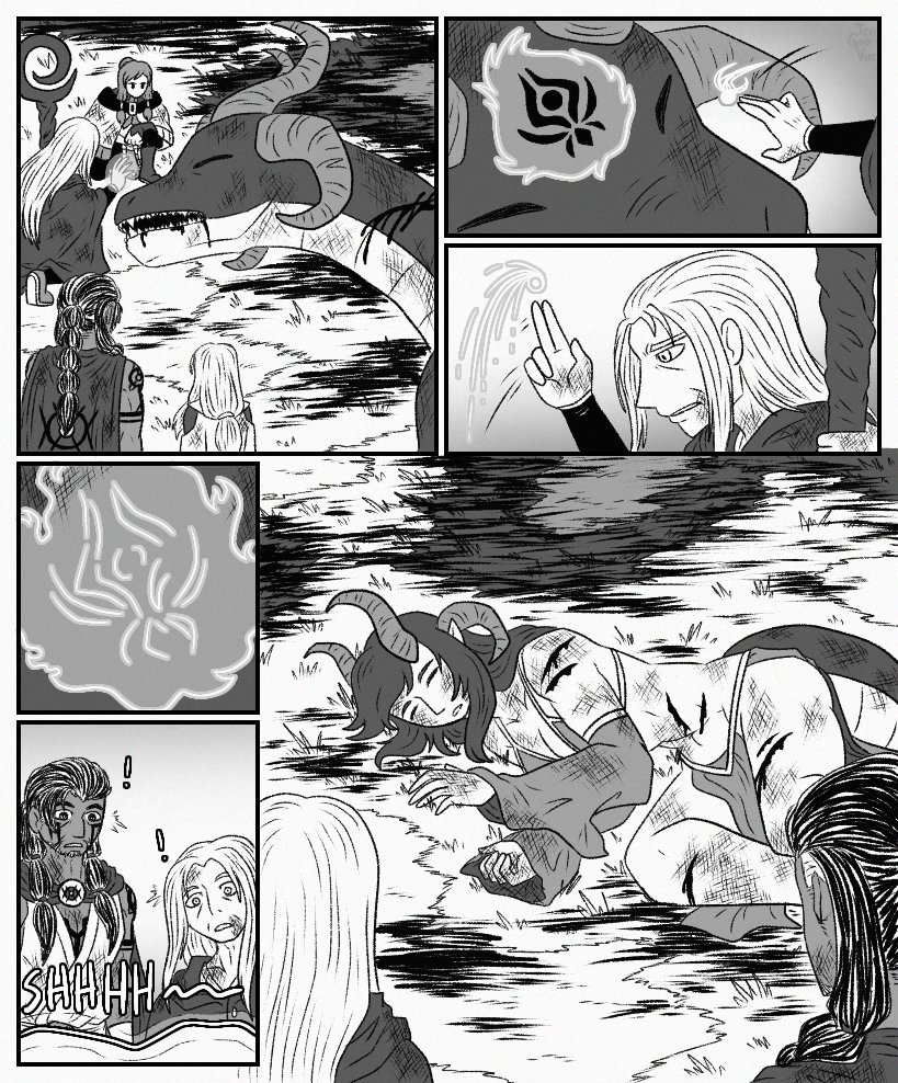 JenniferVue17's tweet photo. AN ALIEN HERO IN ANOTHER WORLD

SAVIOR ARC:

Teva and his companions were attacked by a dragon, only to find out that the dragon is a dragon-shifter who's a slave, meaning someone sent her. Teva didn't blame her, but was pissed at her master.

#myart #myocs #isekai #superhero https://t.co/gJnwQ6jtm2
