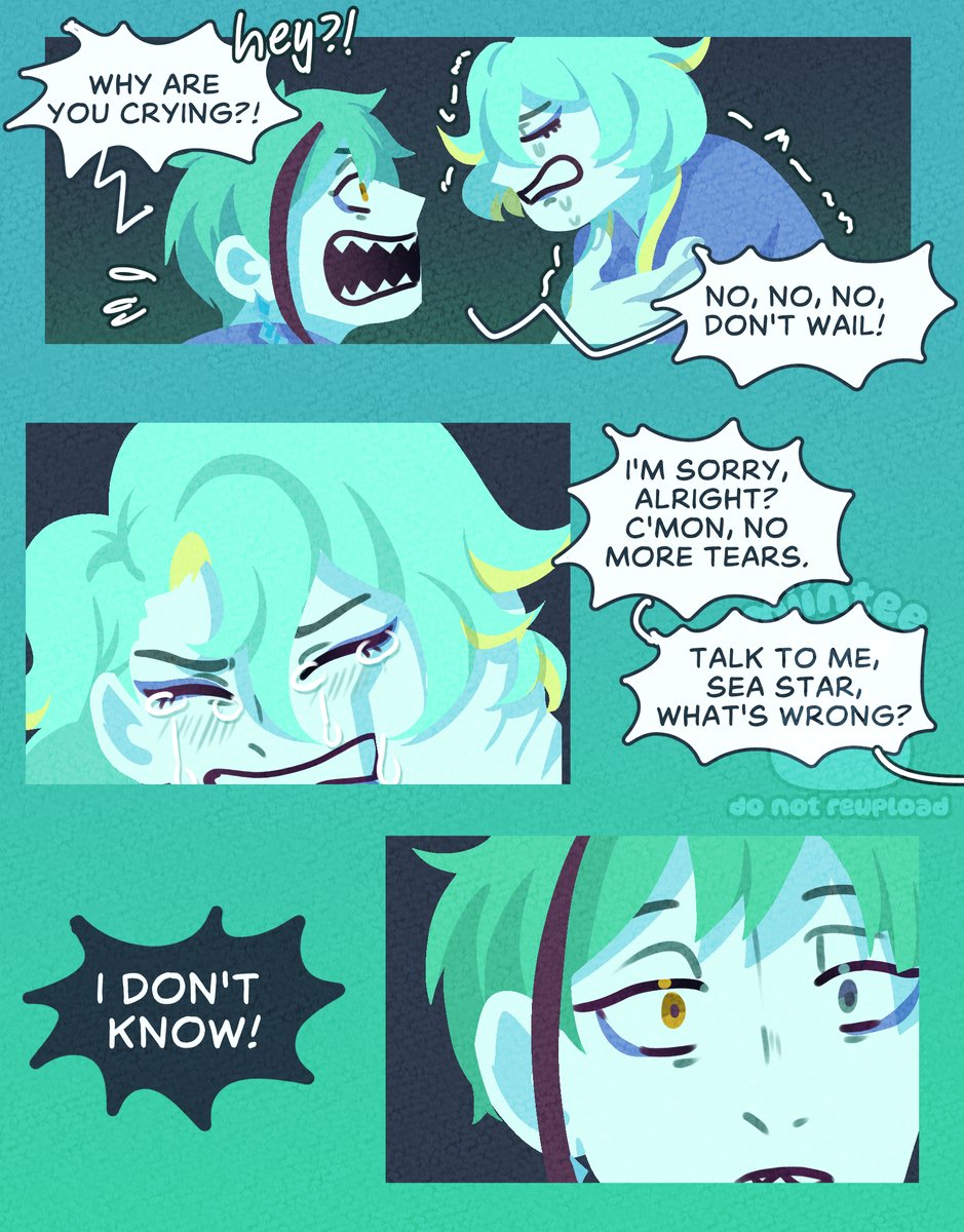 _miintee's tweet photo. twst oc 🦈💫 / fight (1/2) https://t.co/uYTHtrea9a