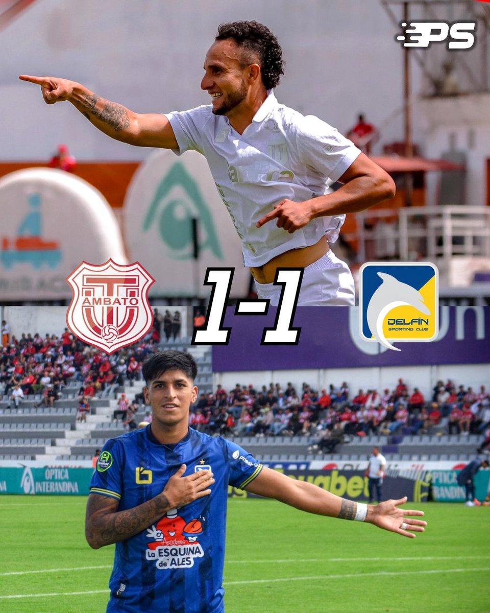 pizarrasportsec's tweet photo. ¡PELEADO HASTA EL FINAL!
#TecnicoUniversitario (33 pts, -14 GD) igualó ante el penúltimo #Delfin (29 pts, -12 GD) en el 🏟️ Bellavista.
40' ⚽ B. Delgado
●
78' ⚽ F. Ayunta (P)
#LigaPro #HexagonalDescenso https://t.co/Imu4NLNrXx