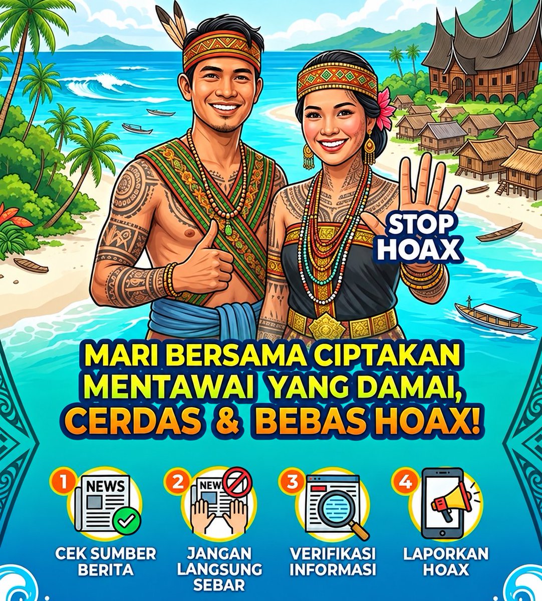 luludarauta's tweet photo. positif ya masyarakat Mentawai solid anti hoaks https://t.co/BENZr89igC