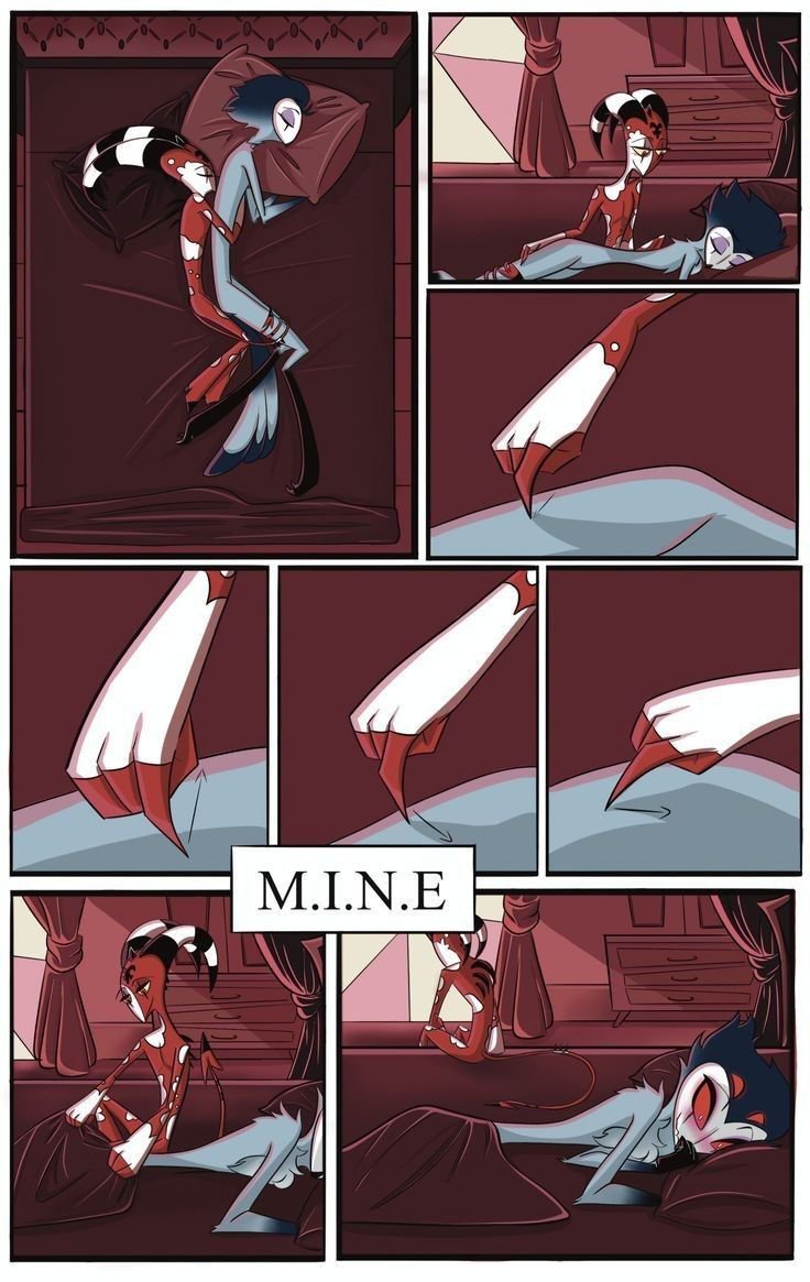 Kimberley_k_8's tweet photo. Sleep all you want, you're not going anywhere. M.I.N.E.πβ€οΈ
#HelluvaBoss #BlitzΓΈ #Stolas #Stolitz #HelluvaBossFanart https://t.co/4nHtAGMe1c