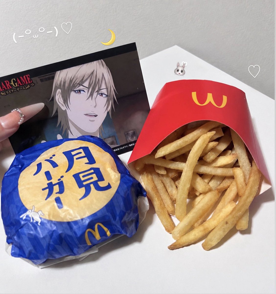 tfu1kb's tweet photo. 月見ﾊﾞｰｶﾞｰ!! > ̫<♩ https://t.co/NOsAezIBY2