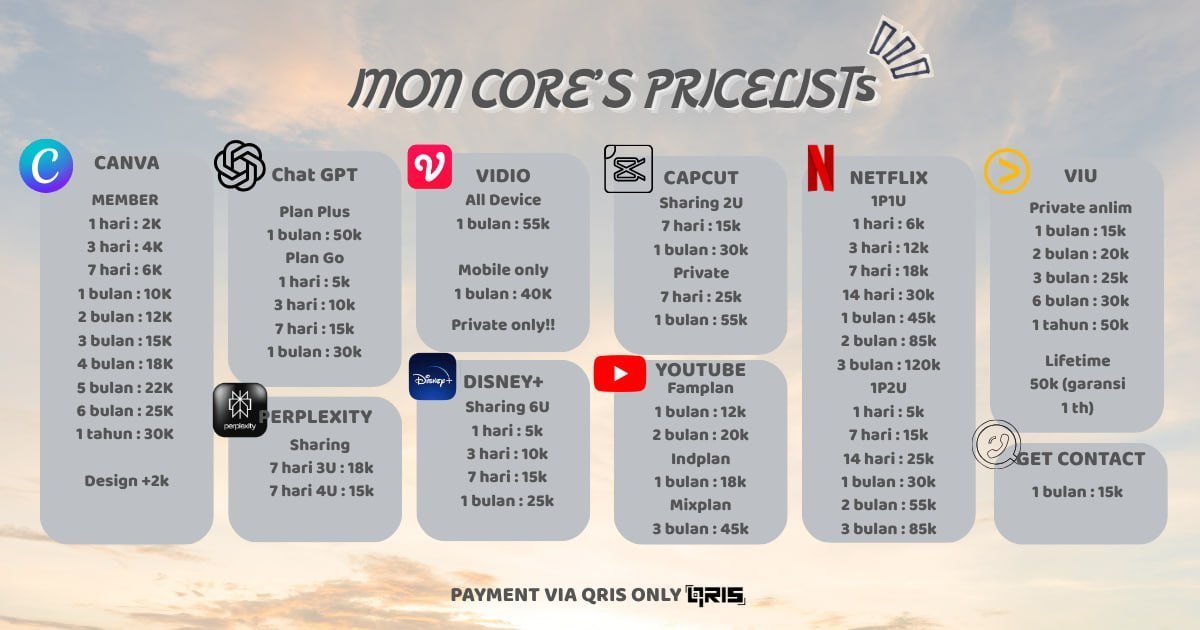 cornerinon's tweet photo. @livlaai Payment bank bisa mandiri sama seabank https://t.co/0eMgSGoS2O