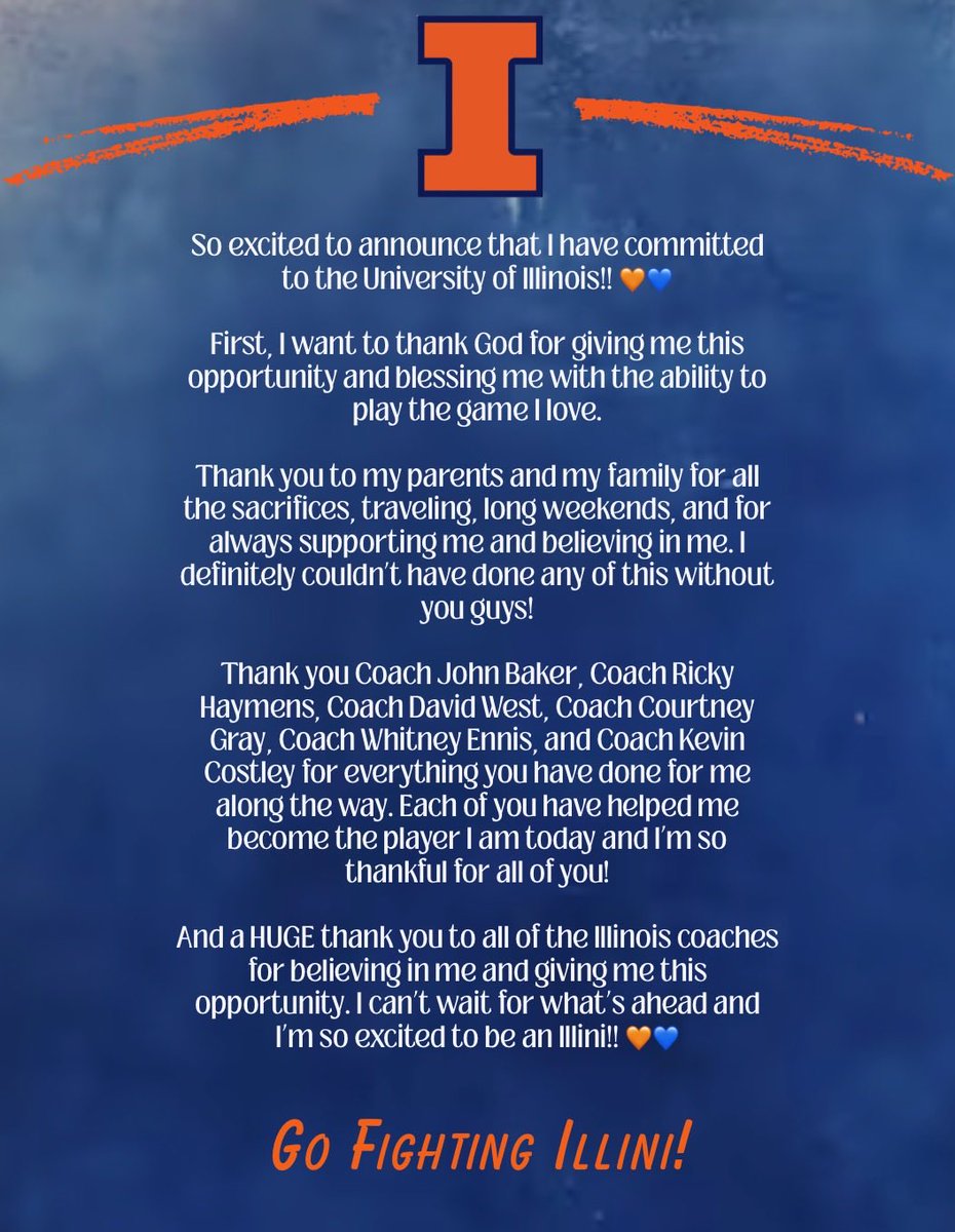 ZoButler2028's tweet photo. 💙 COMMITTED🧡 https://t.co/SS5Bn378wl