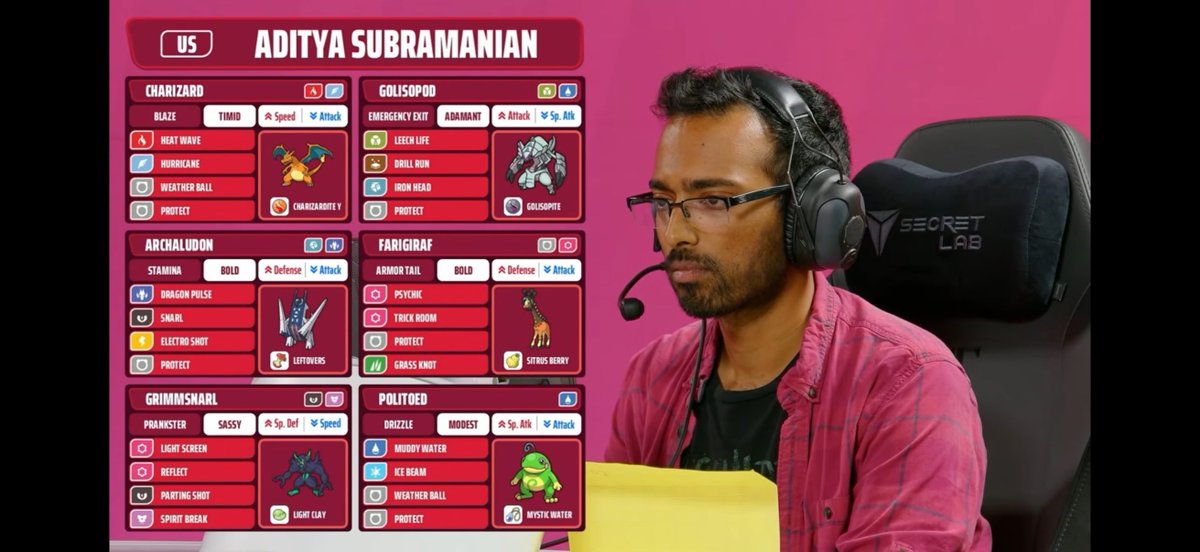 adisubra's tweet photo. What a surreal weekend. I ran into a friend I haven't seen in 17 years. My mom's former student (also Adi) started 8-1 at his first regional. And I got 2nd place at the biggest regional ever with Golisopod!? Will talk more about the run on Tub Takes Tuesday and team report soon! https://t.co/OkkueYS1xd
